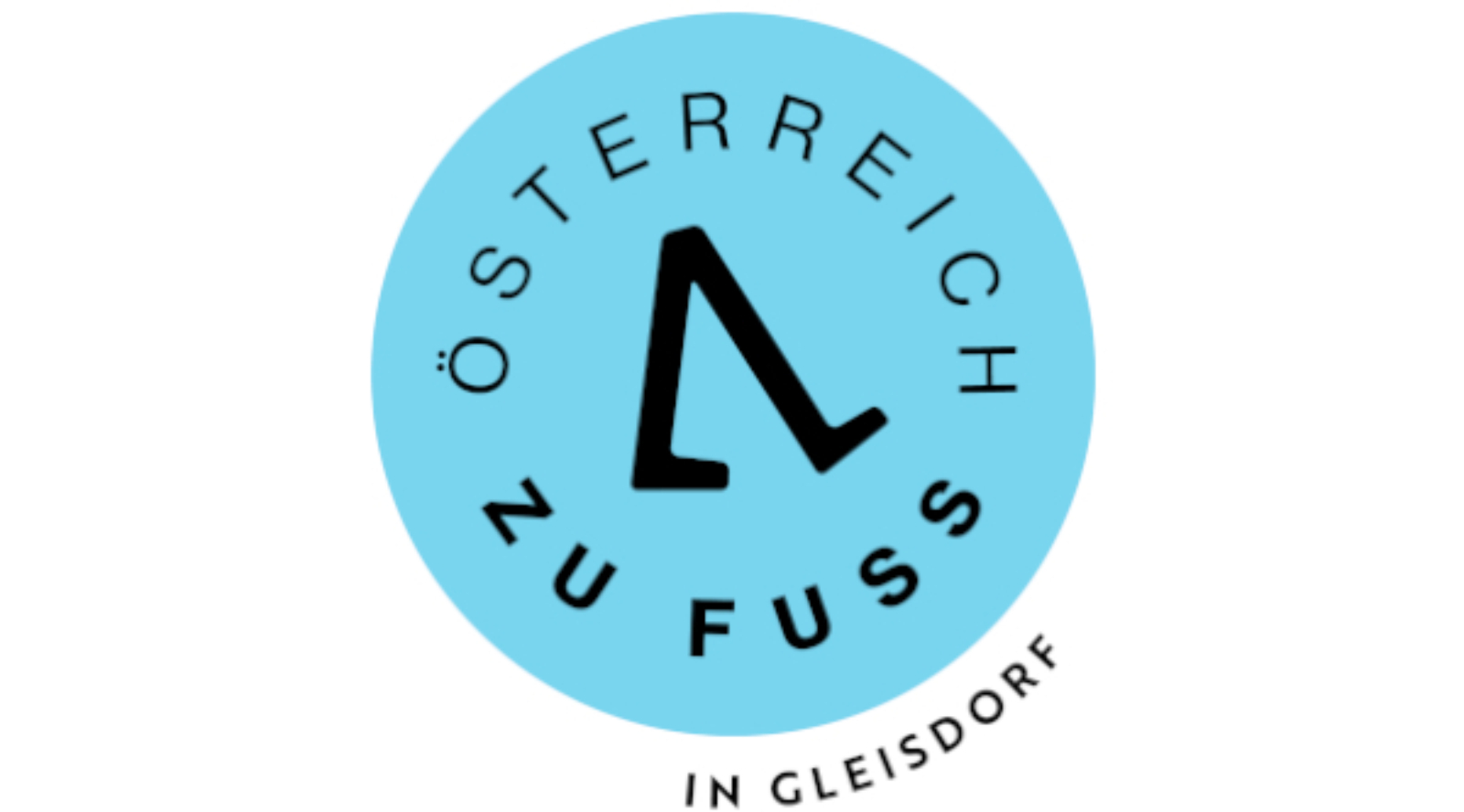 Logo blau Österreich zu Fuß in Gleisdorf