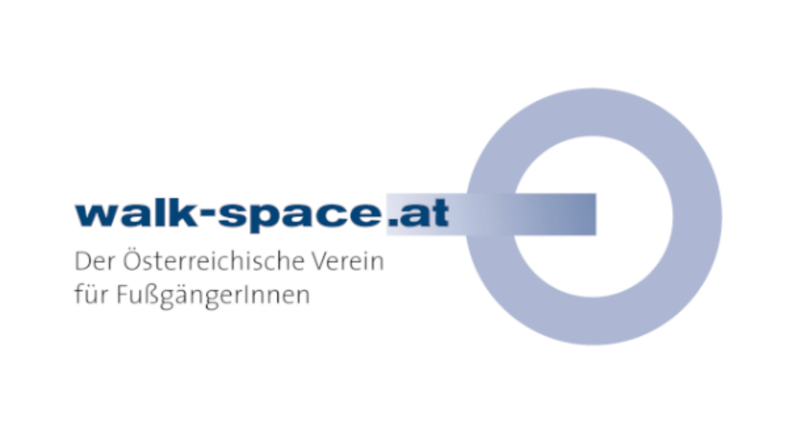 Logo Walk-space.at in blauer Schrift