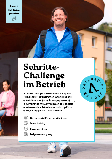 Steckbrief Schritte-Challenge im Betrieb