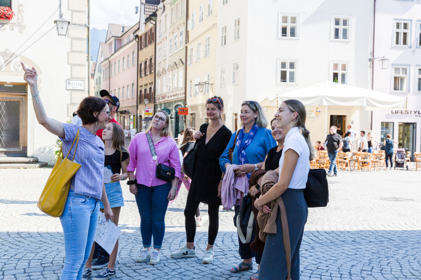 Bild einer Stadtführung durch Feldkirch
