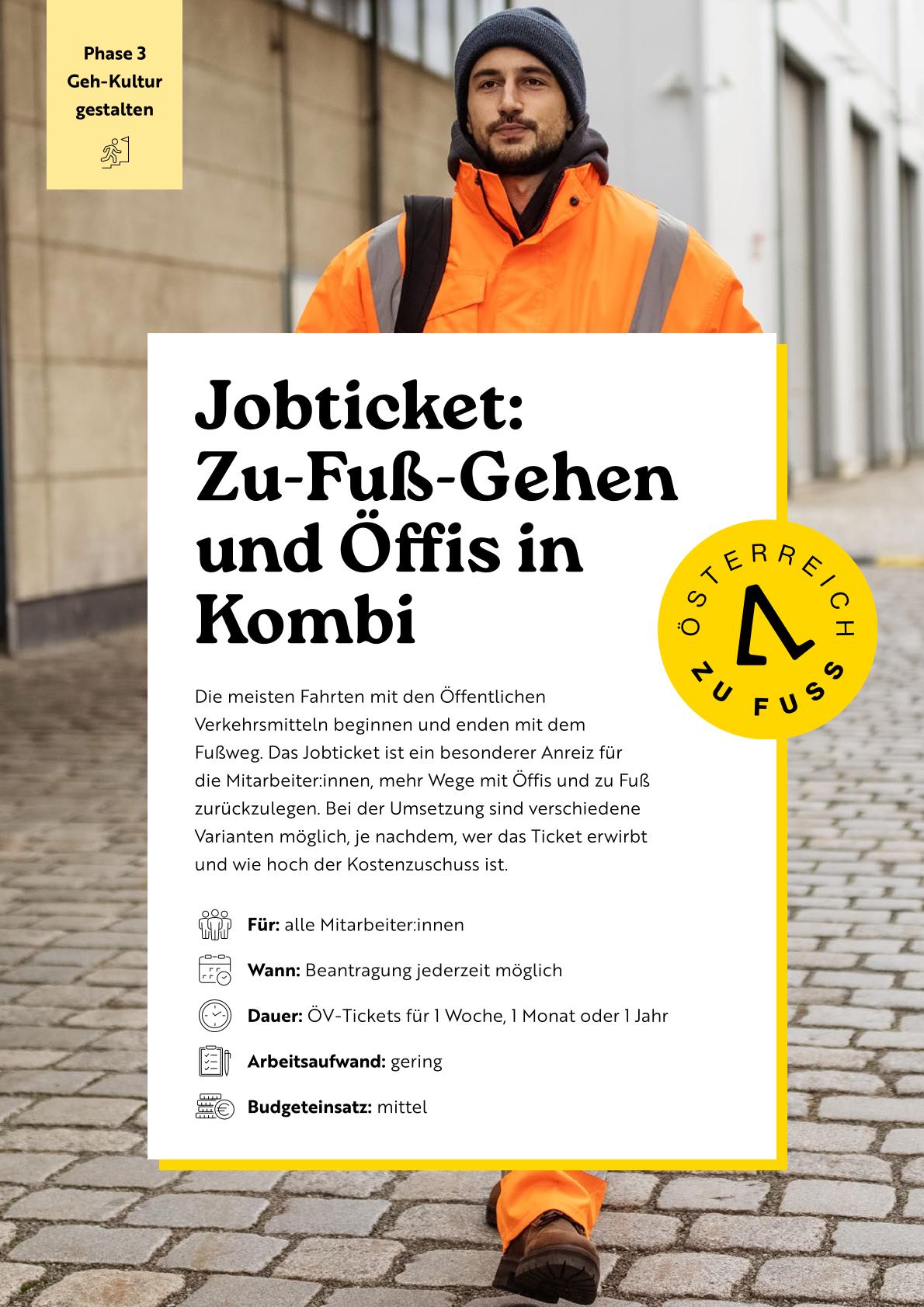 Steckbrief Jobticket